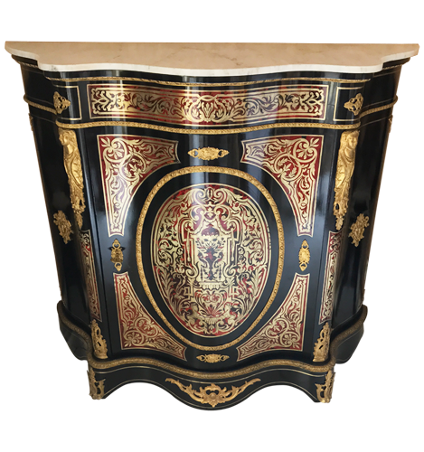 Après restauration. Meuble d'appui d'époque Napoléon III Après restauration. Meuble d'appui d'époque Napoléon III